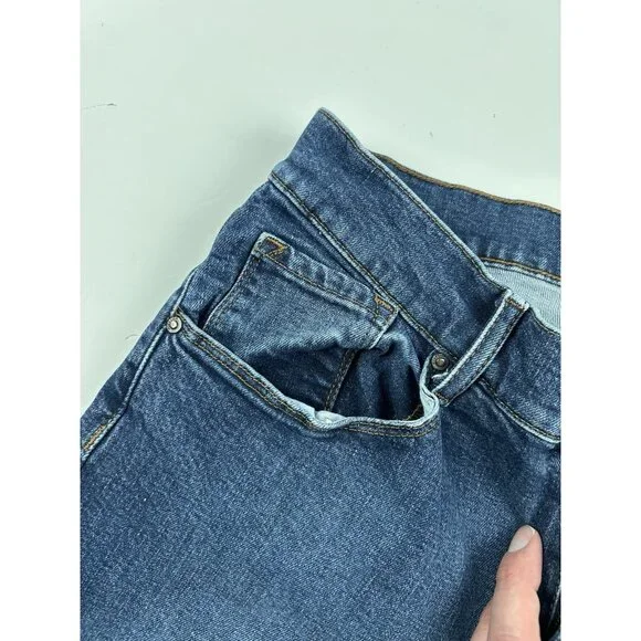 Mott & Bow Women’s Boyfriend Jeans Size 29 Medium Wash Blue Stretch 29x30 - Picture 8 of 16